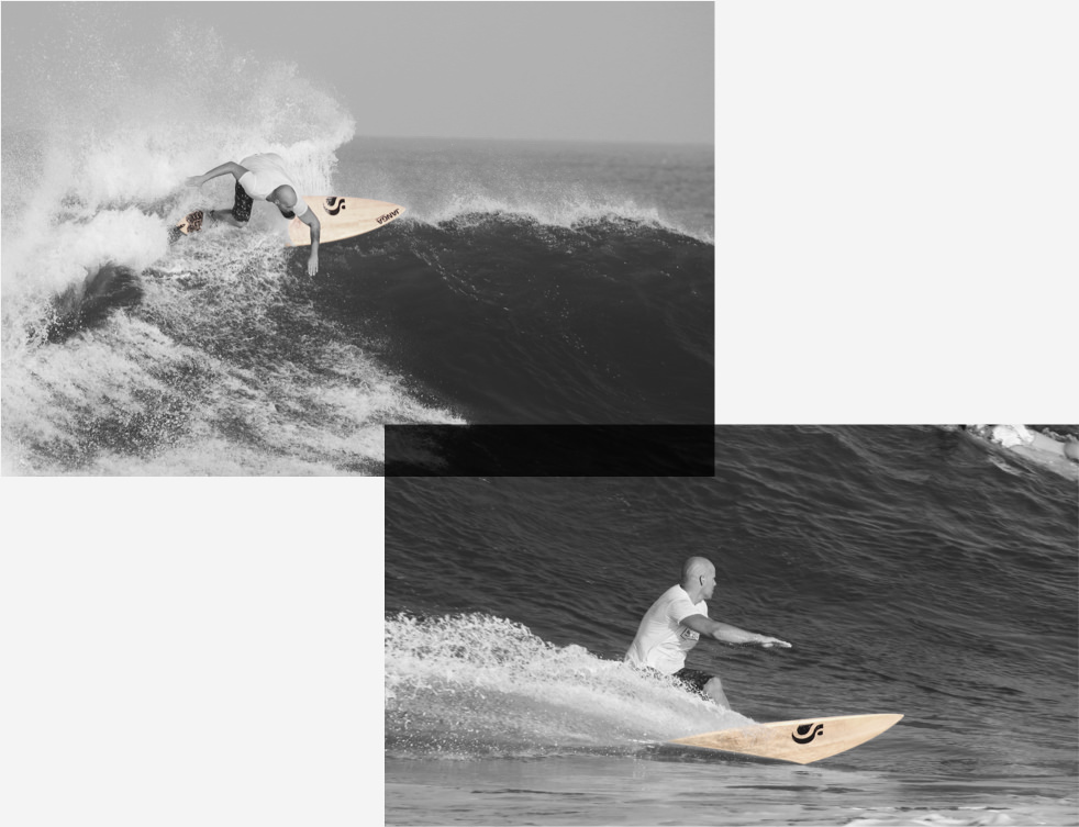surf board detail